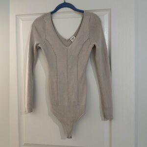 Abercrombie Knit Long Sleeve Bodysuit